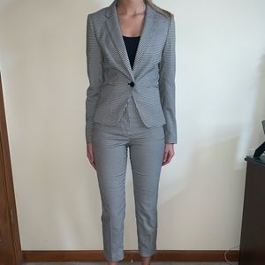 H&M houndstooth Blazer Set